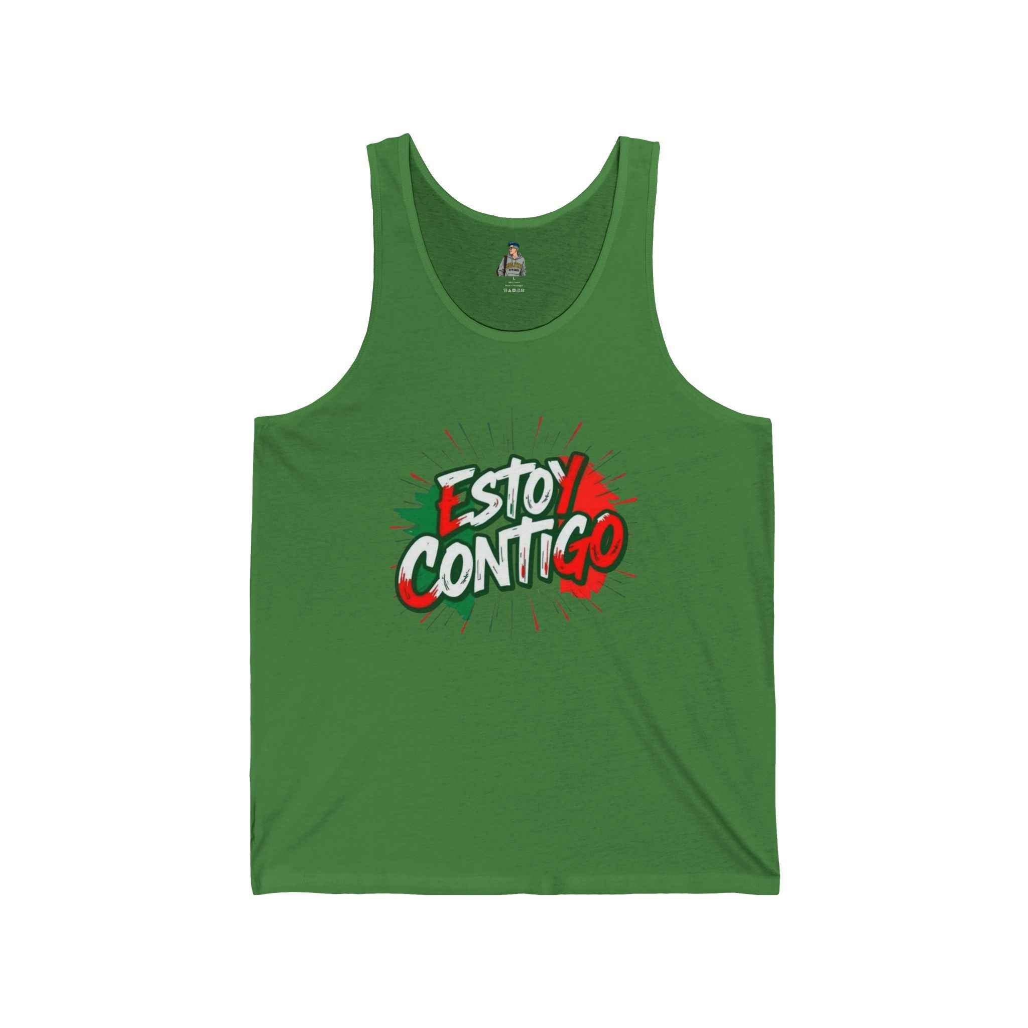 Immigrants Make America Great Tank — 'Estoy Contigo' Latino Pride Graphic Tank Top