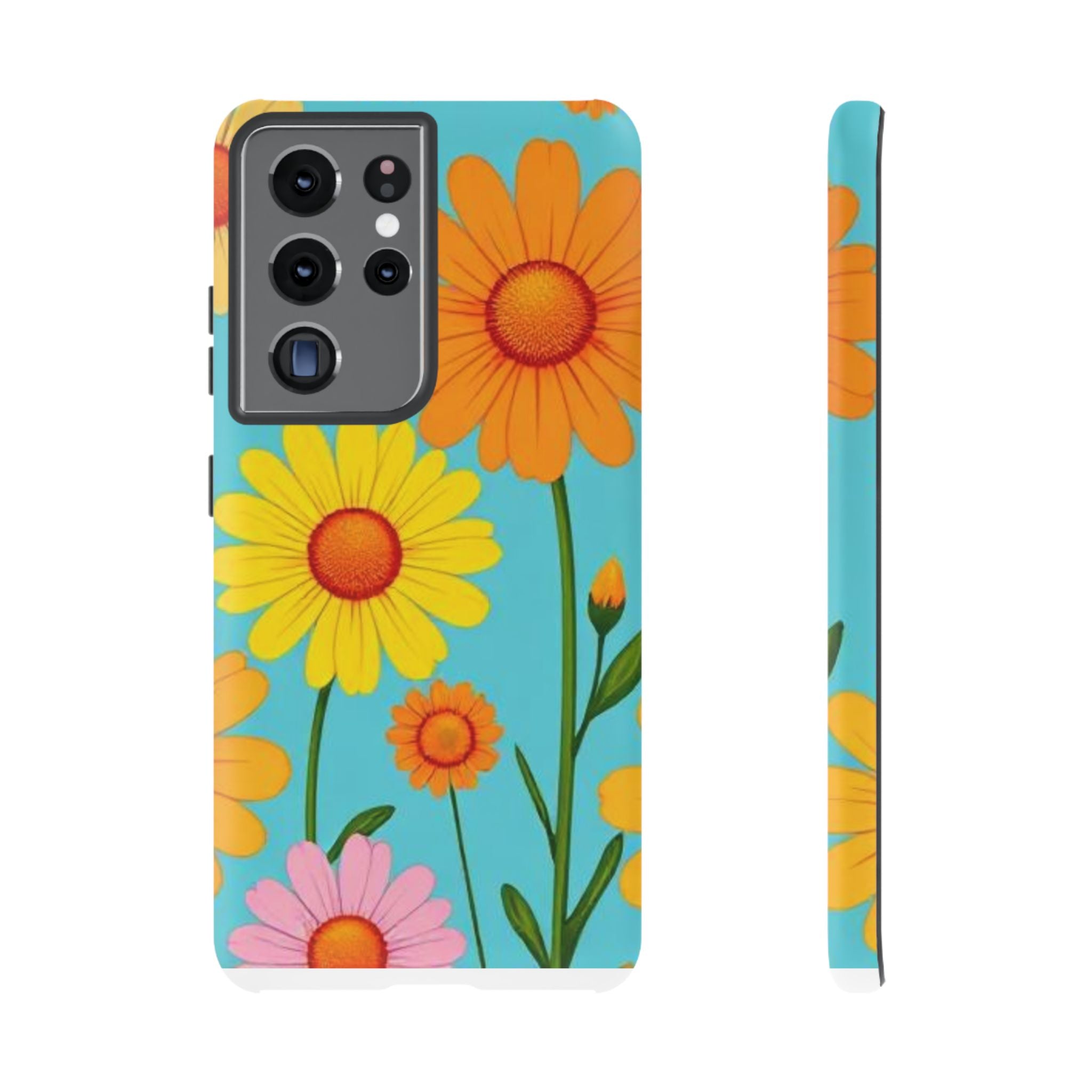 Floral Daisy Tough Case for Android
