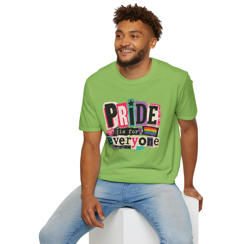 Pride Is for Everyone T-Shirt — Colorful LGBTQ+ Ally Tee
