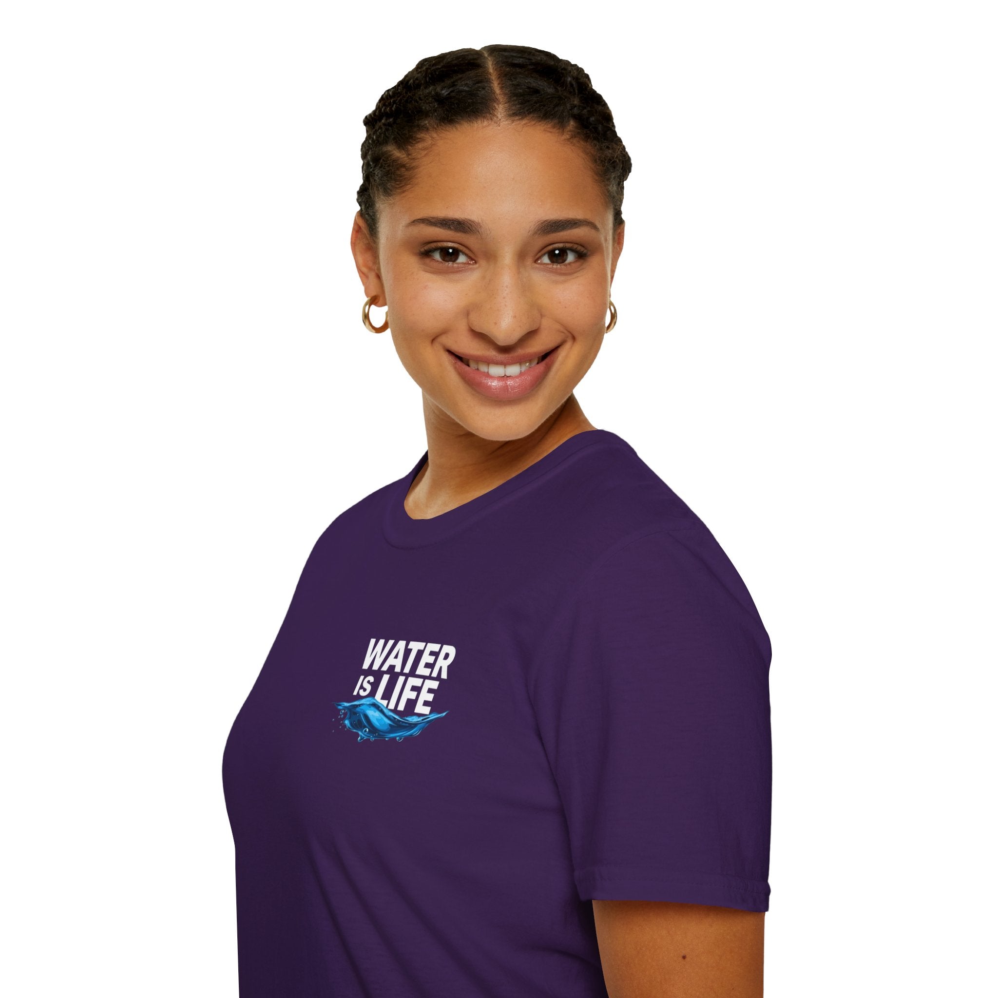 Water is Life Unisex T-Shirt | Eco-Friendly Tee for Environmentalists, Beach Lovers, Awareness Campaigns, Gifting