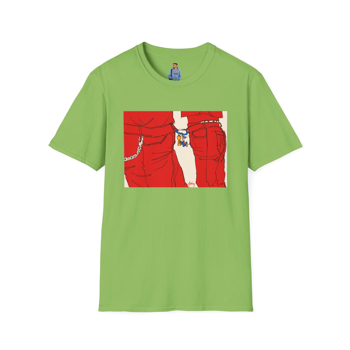 Red Jeans by Audrey Pride Tree Las Vegas T-Shirt