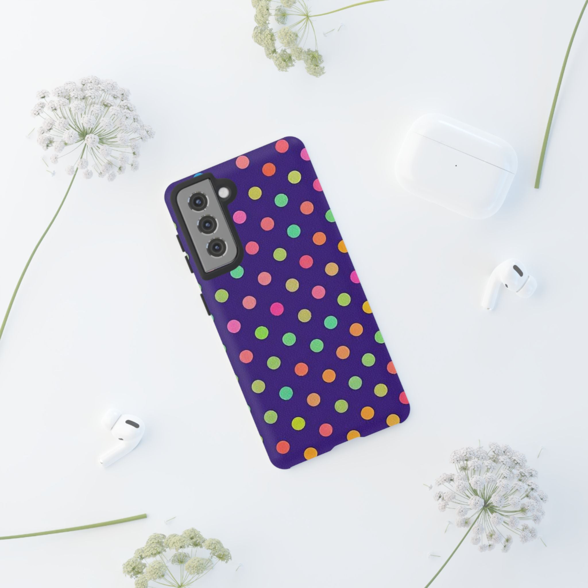 Colorful Polka-Dot Tough Case for Android