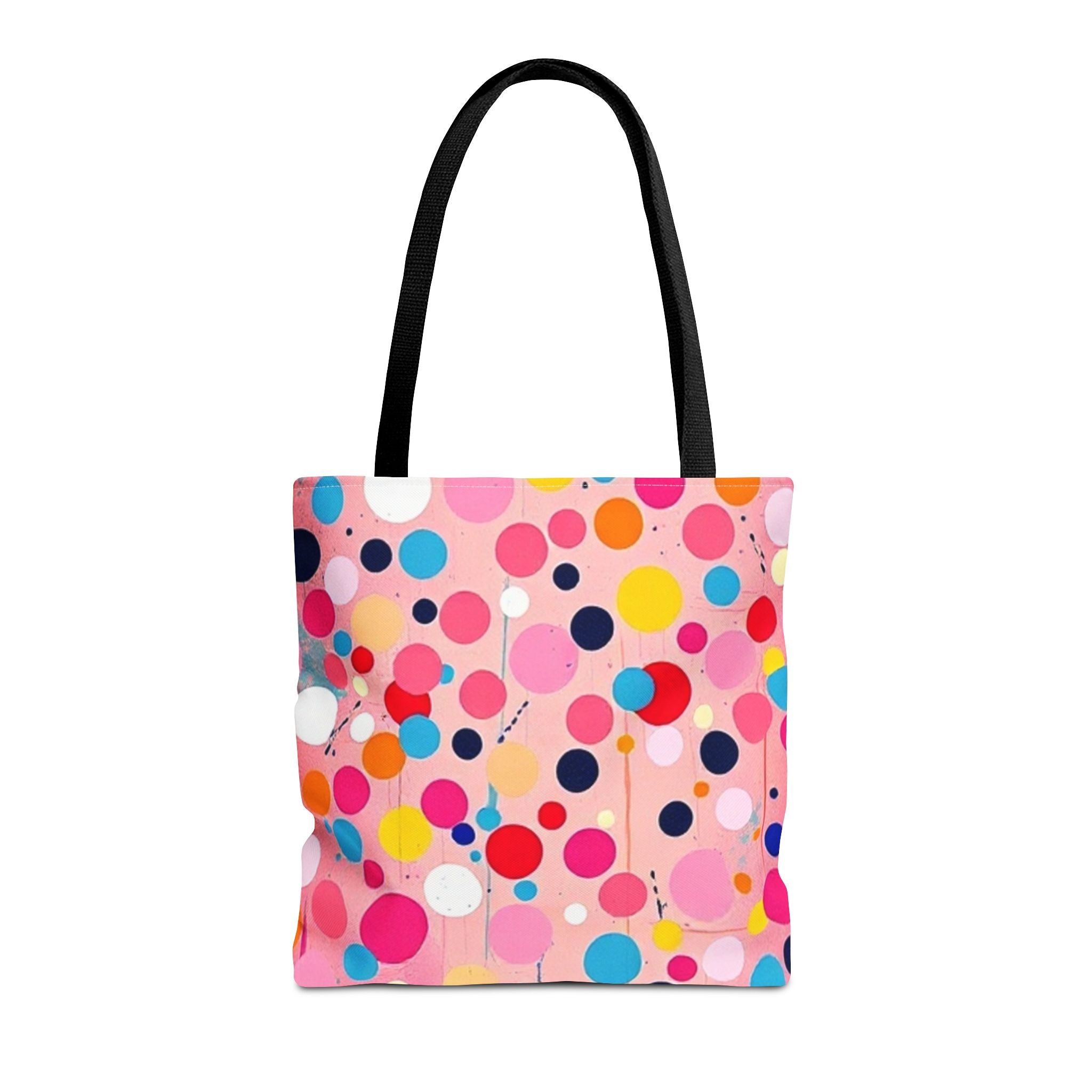 Dots and Drips over Pink Design - Tote Bag