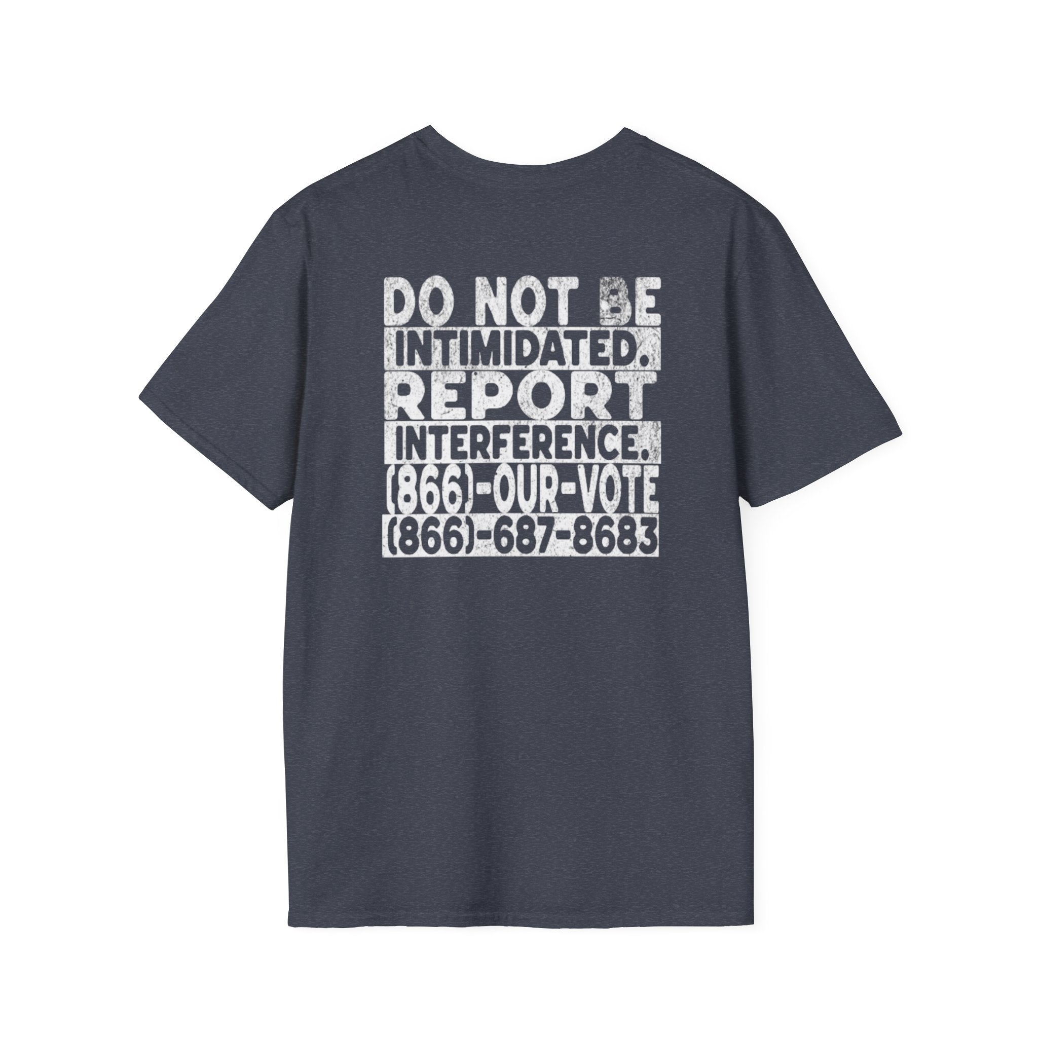 Do Not Be Intimidated Know Your Rights Voting Tee-English