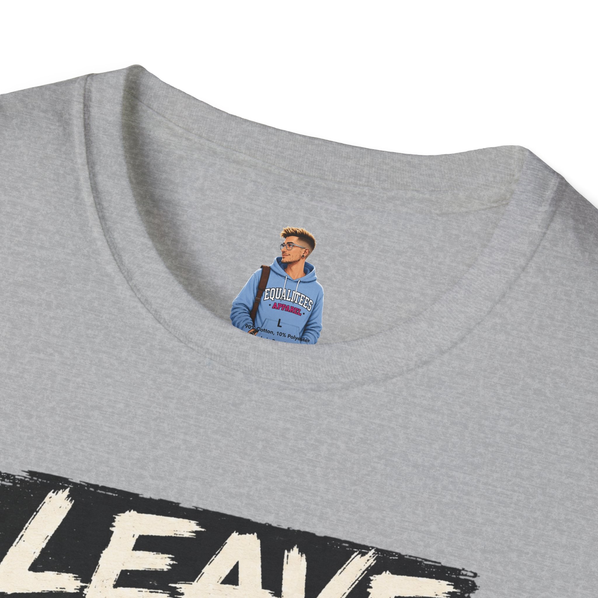 T-Shirt — "Leave Black People Alone" Social Justice Statement Tee