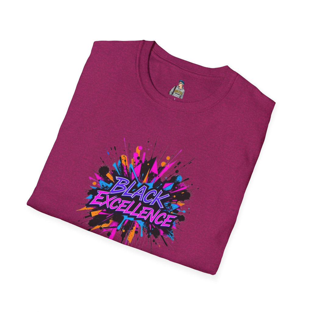 Unisex Softstyle T-Shirt - Black Excellence Graphic Tee