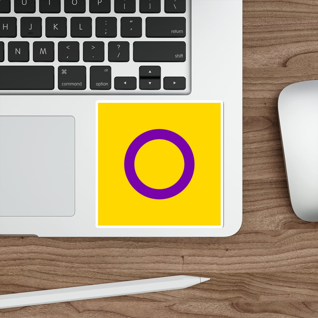 Die-Cut Stickers - Intersex Pride