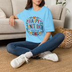 Juneteenth T-Shirt — "Happy Juneteenth" Floral Celebration Tee