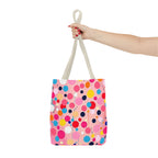Dots and Drips over Pink Design - Tote Bag