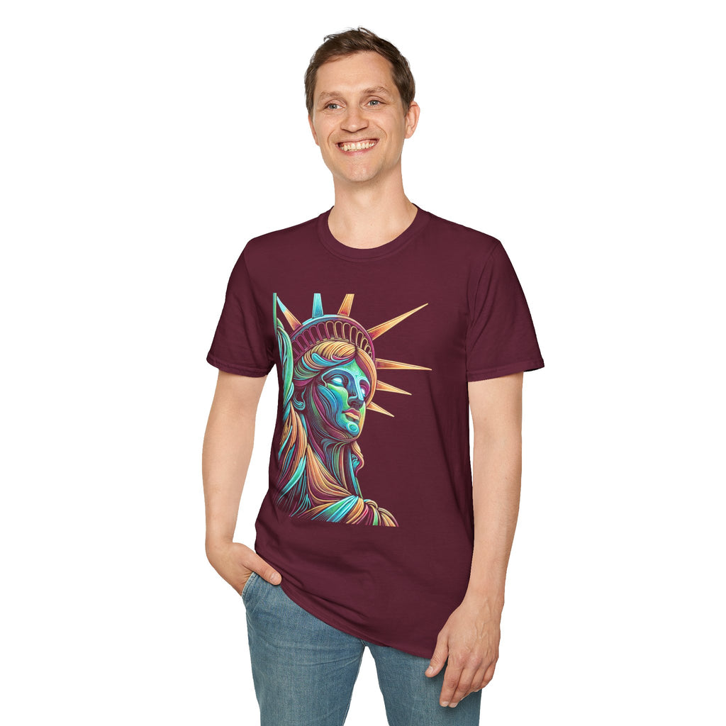 Lady Liberty - Softstyle Unisex T-Shirt