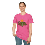 Mountain Scene Unisex Softstyle T-shirt