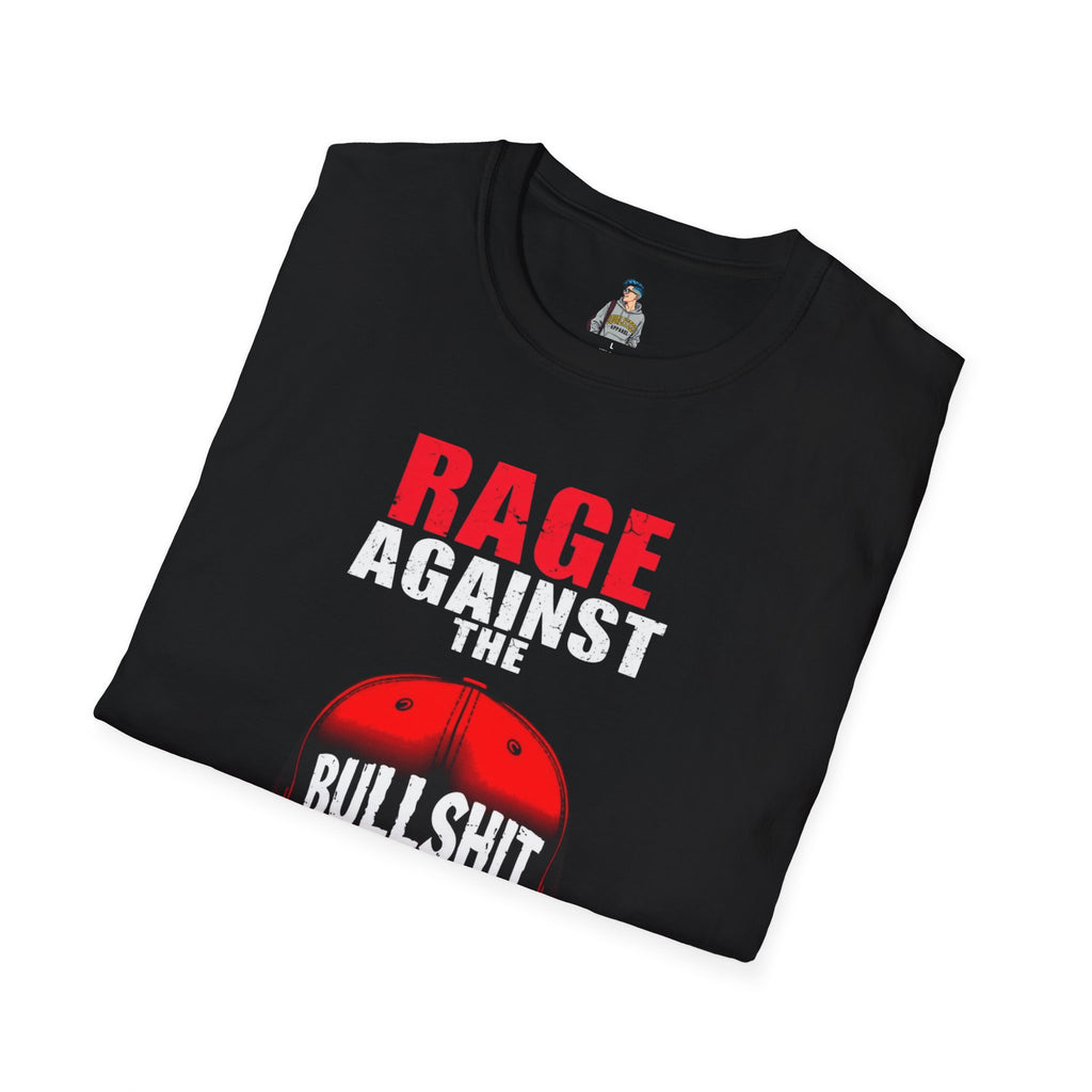 Unisex Softstyle T-Shirt - "Rage Against the BS" Graphic Tee