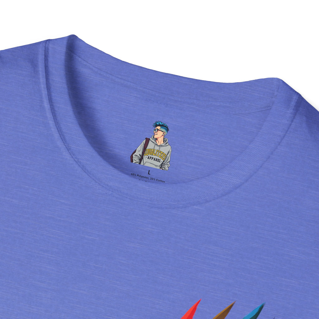 Rainbow Scratch Unisex Softstyle T-Shirt - Casual Comfort for All Occasions