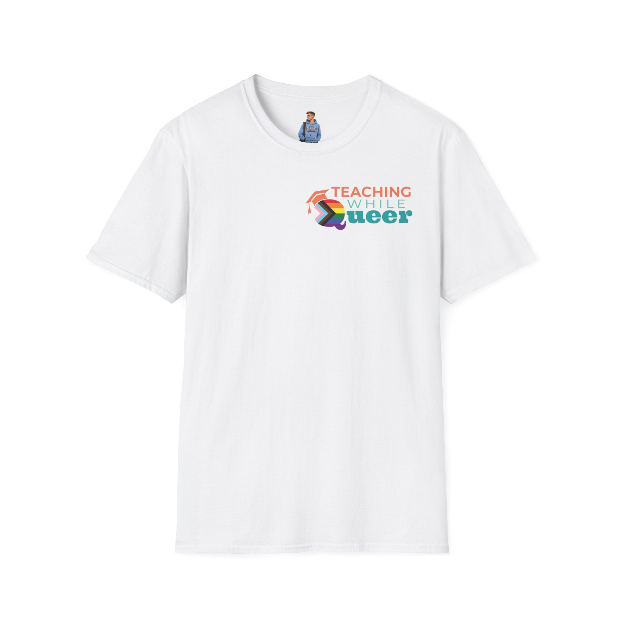 TWQ - Teaching While Queer Unisex Softstyle Logo T-shirt