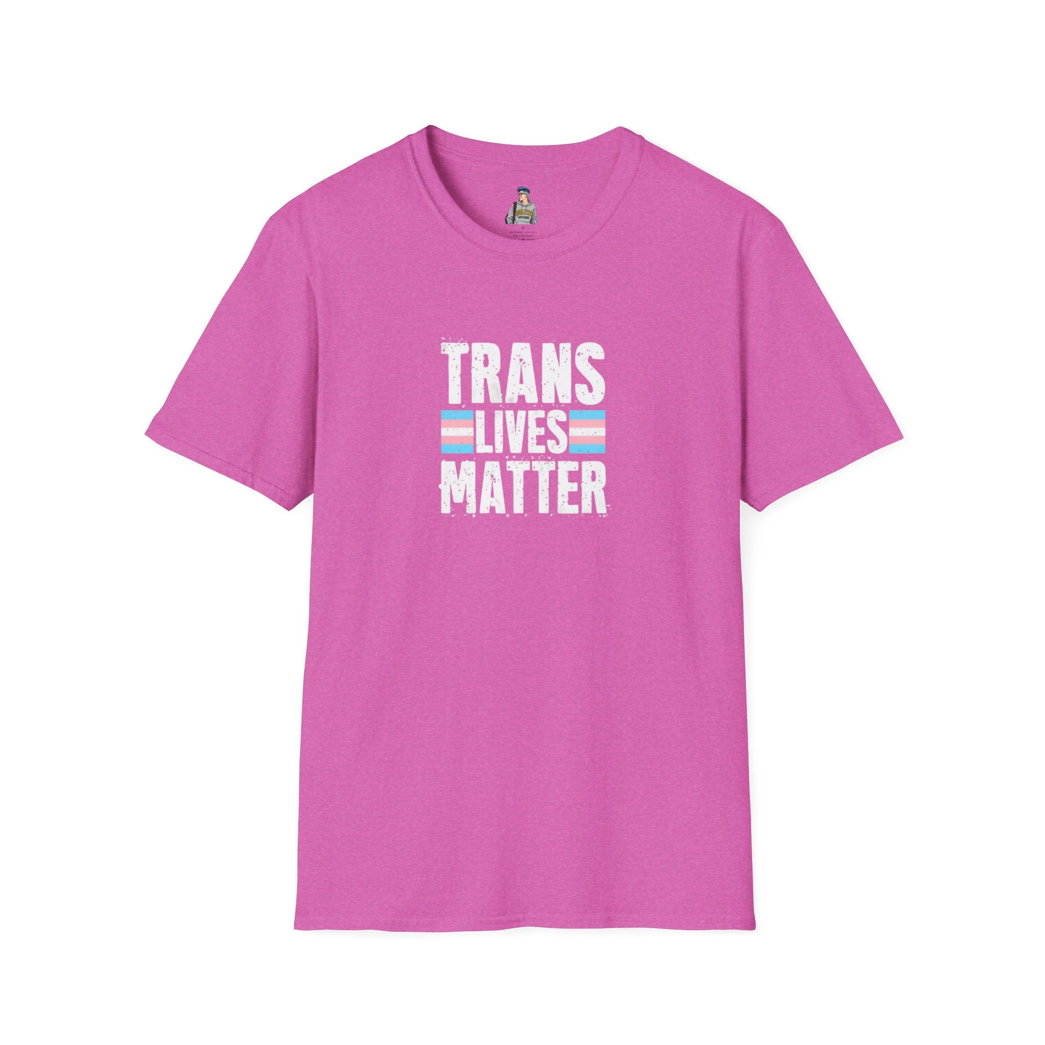 Trans Lives Matter Unisex Softstyle T-Shirt - Support LGBTQ+ Rights