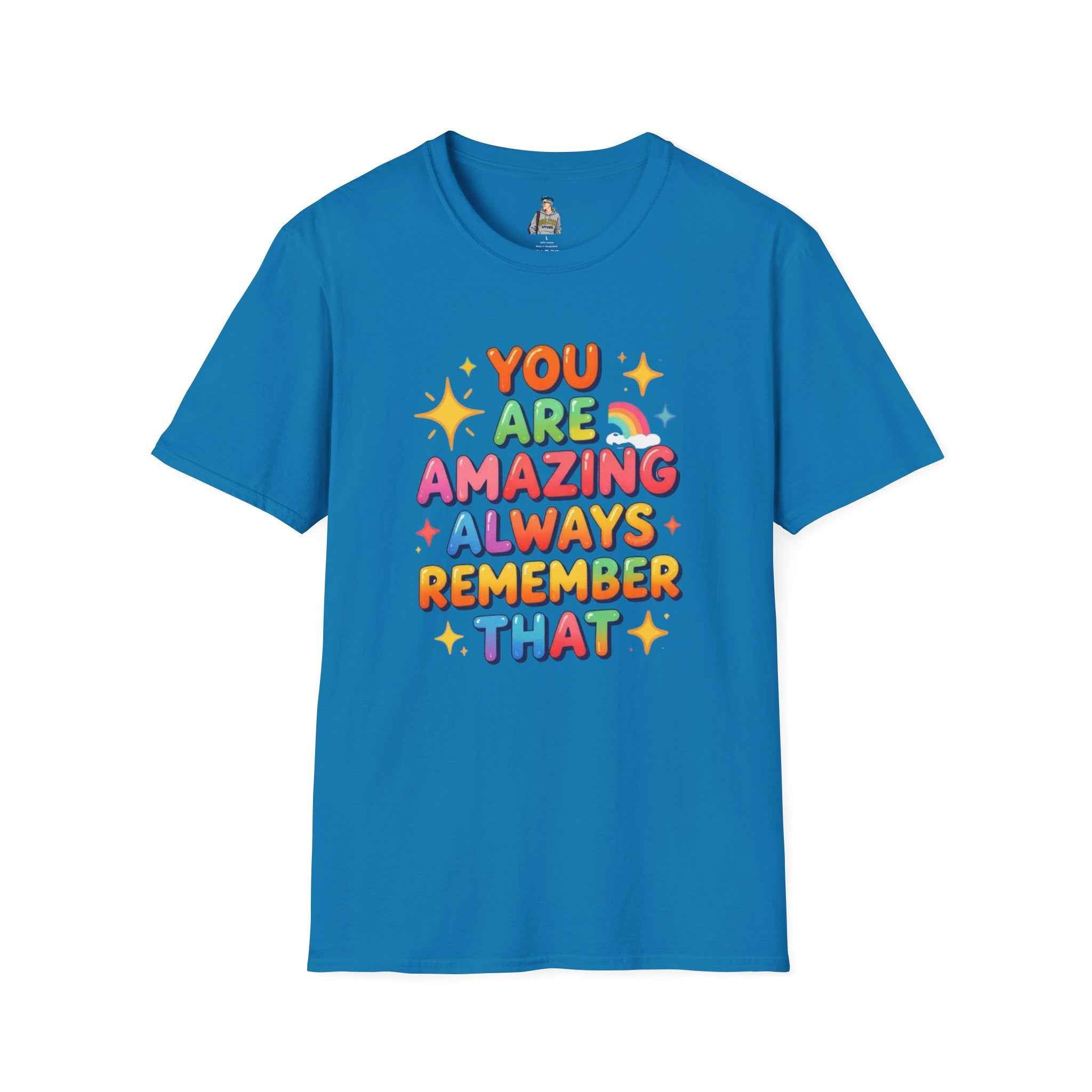 You Are Amazing T-Shirt — Colorful Inspirational Graphic Tee