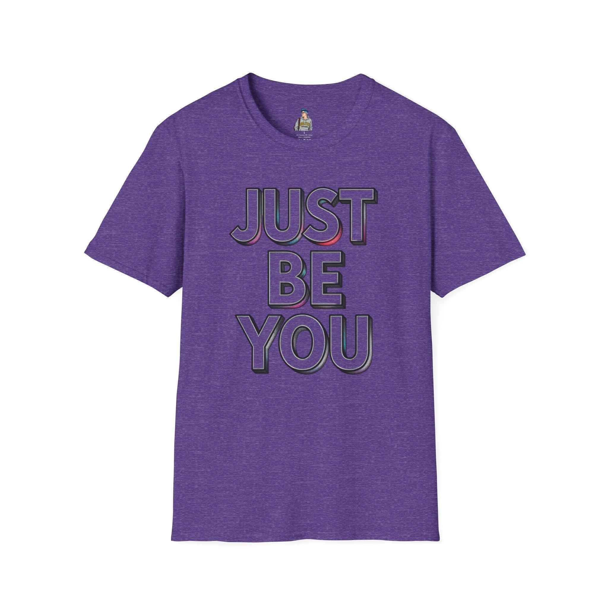 Just Be You T-Shirt — Inspirational Minimalist Graphic Tee