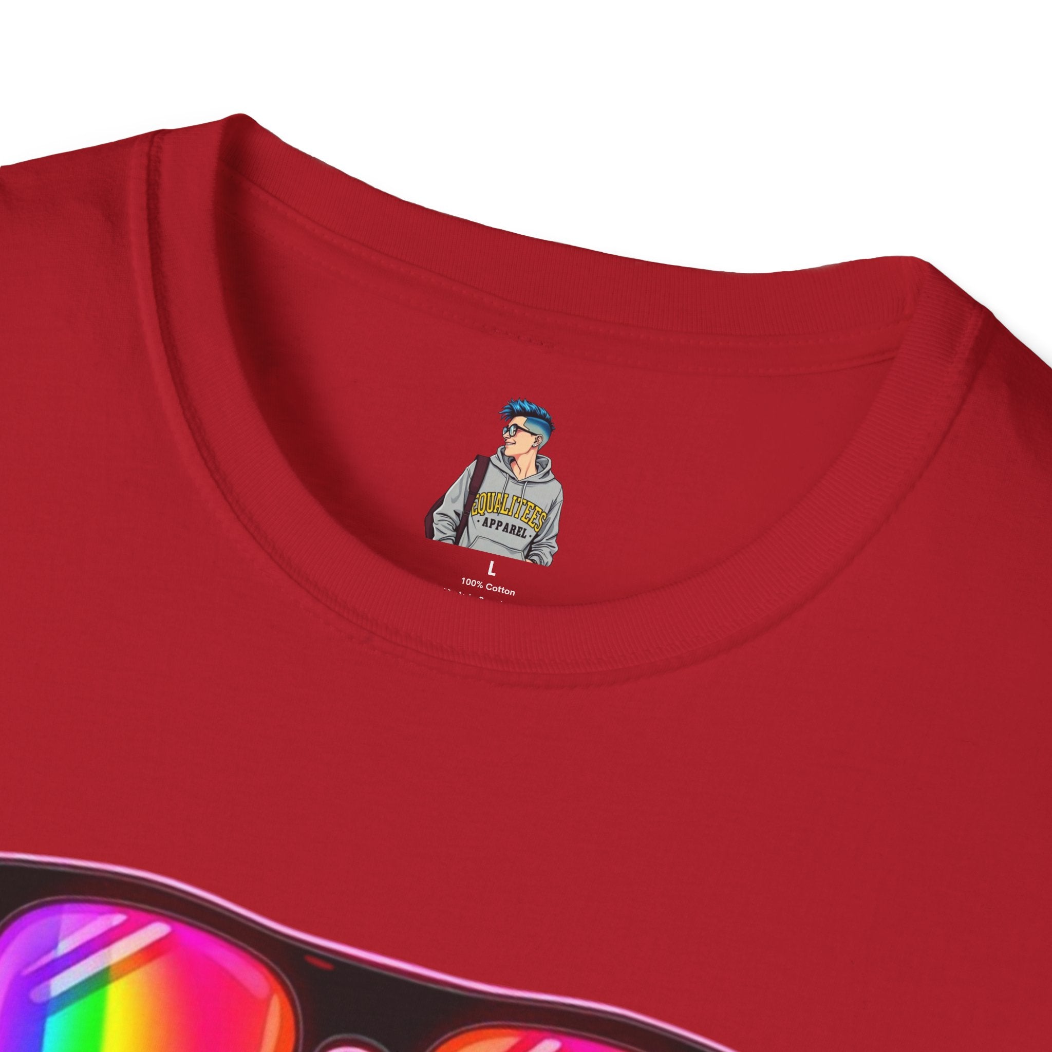 Rainbow Sunglasses Unisex t-shirt