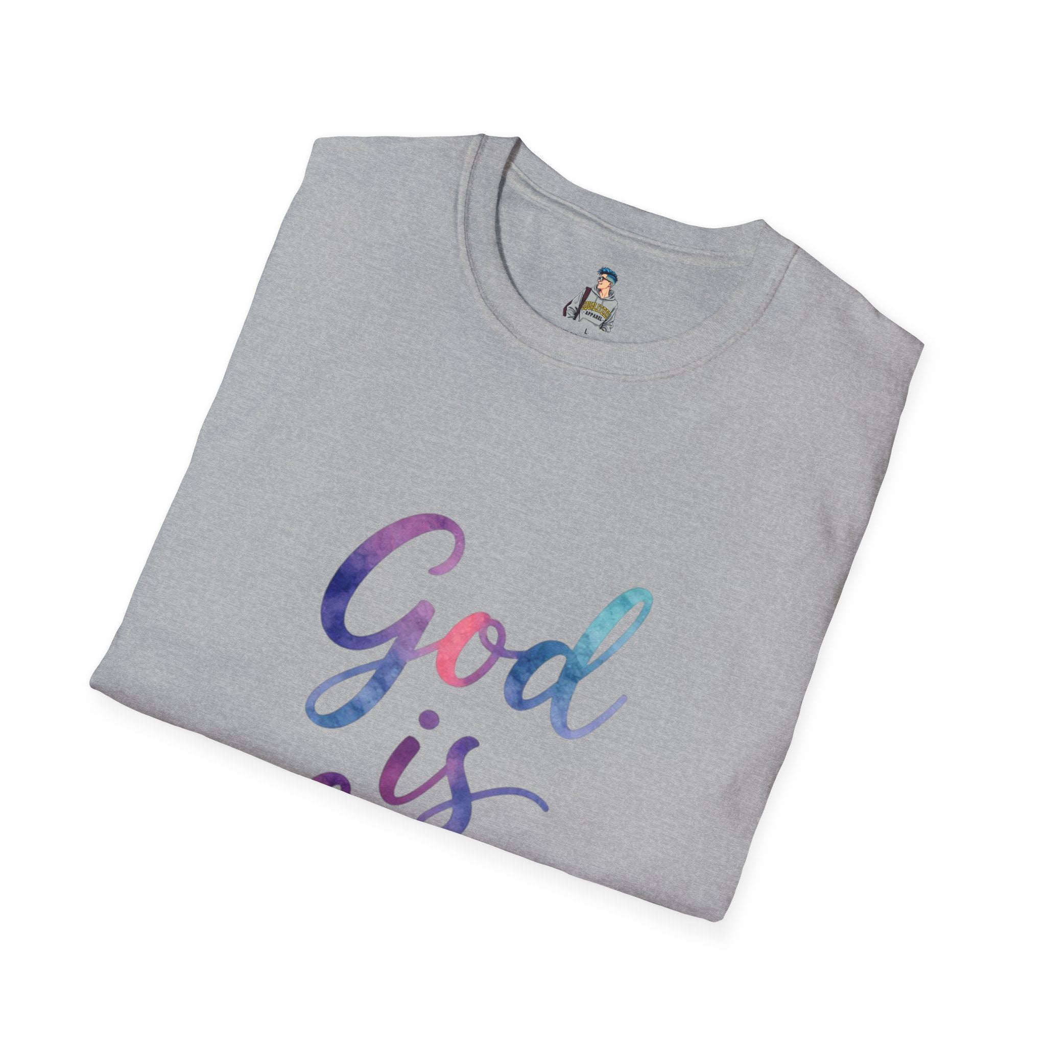 God Is Love T-Shirt — Colorful Tee