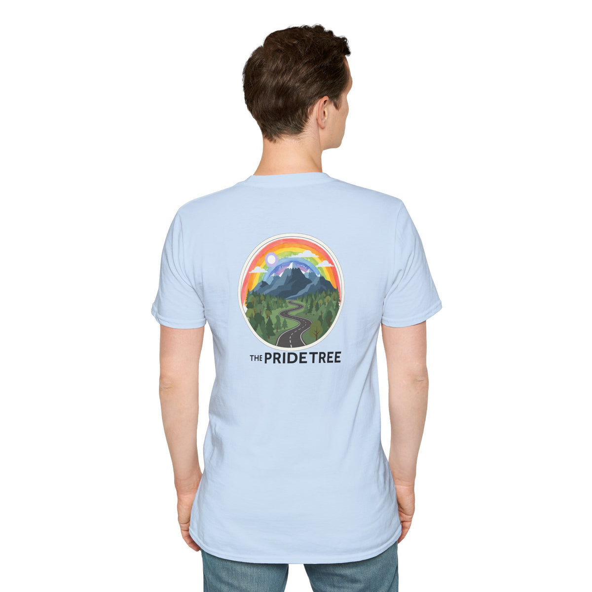Pride Tree Las Vegas Mountain Graphic T-Shirt
