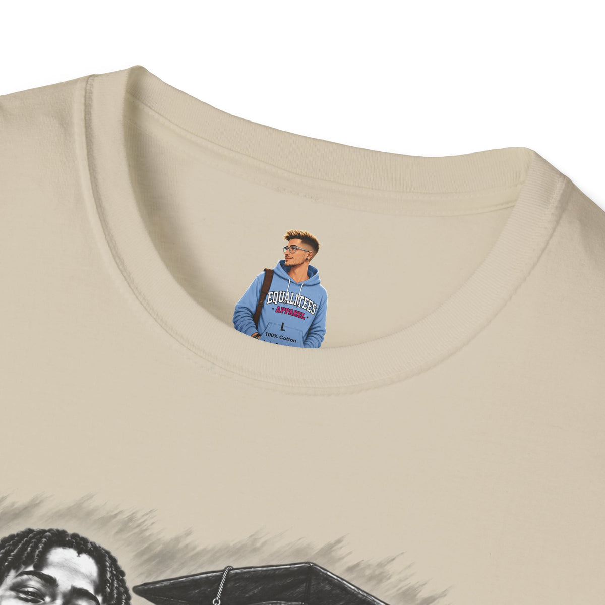 Double Portrait Front - In Memory of Pierre Damas Bel T-Shirt