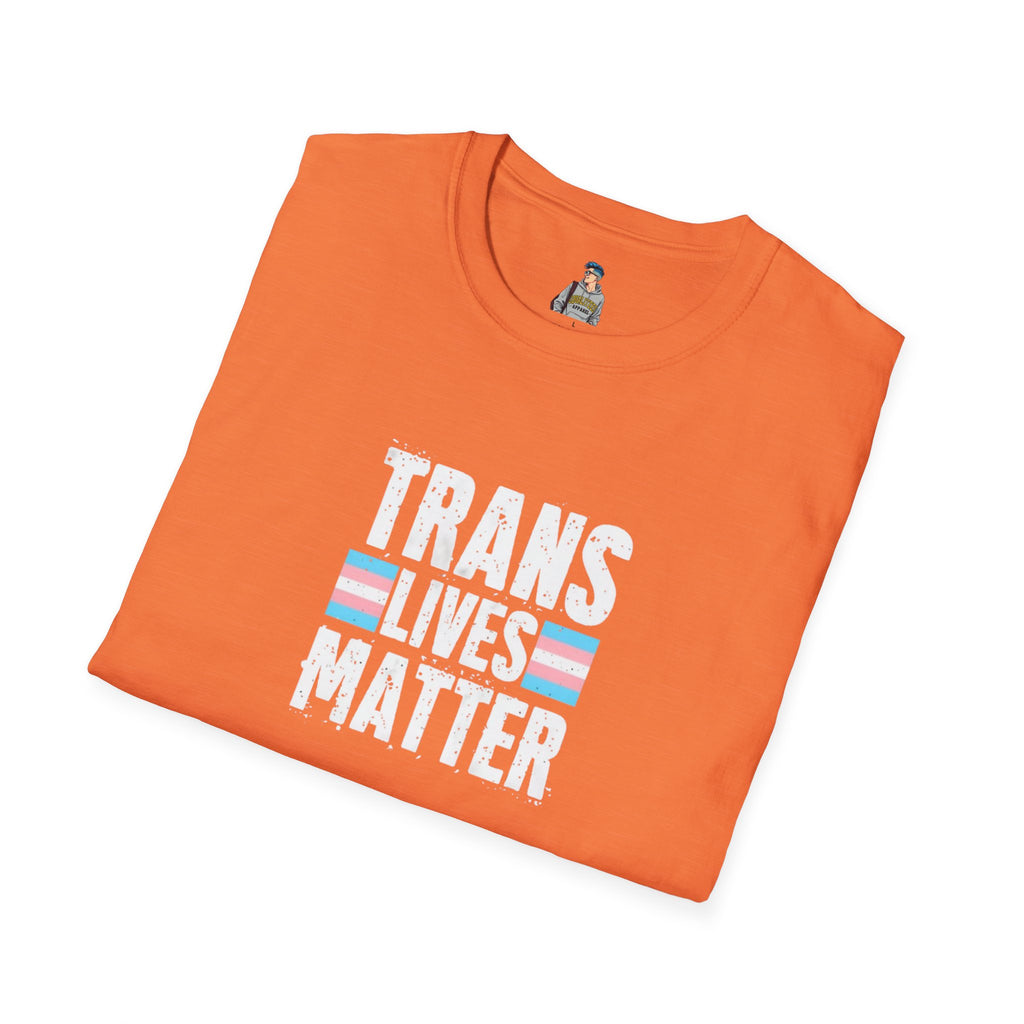 Trans Lives Matter Unisex Softstyle T-Shirt - Support LGBTQ+ Rights