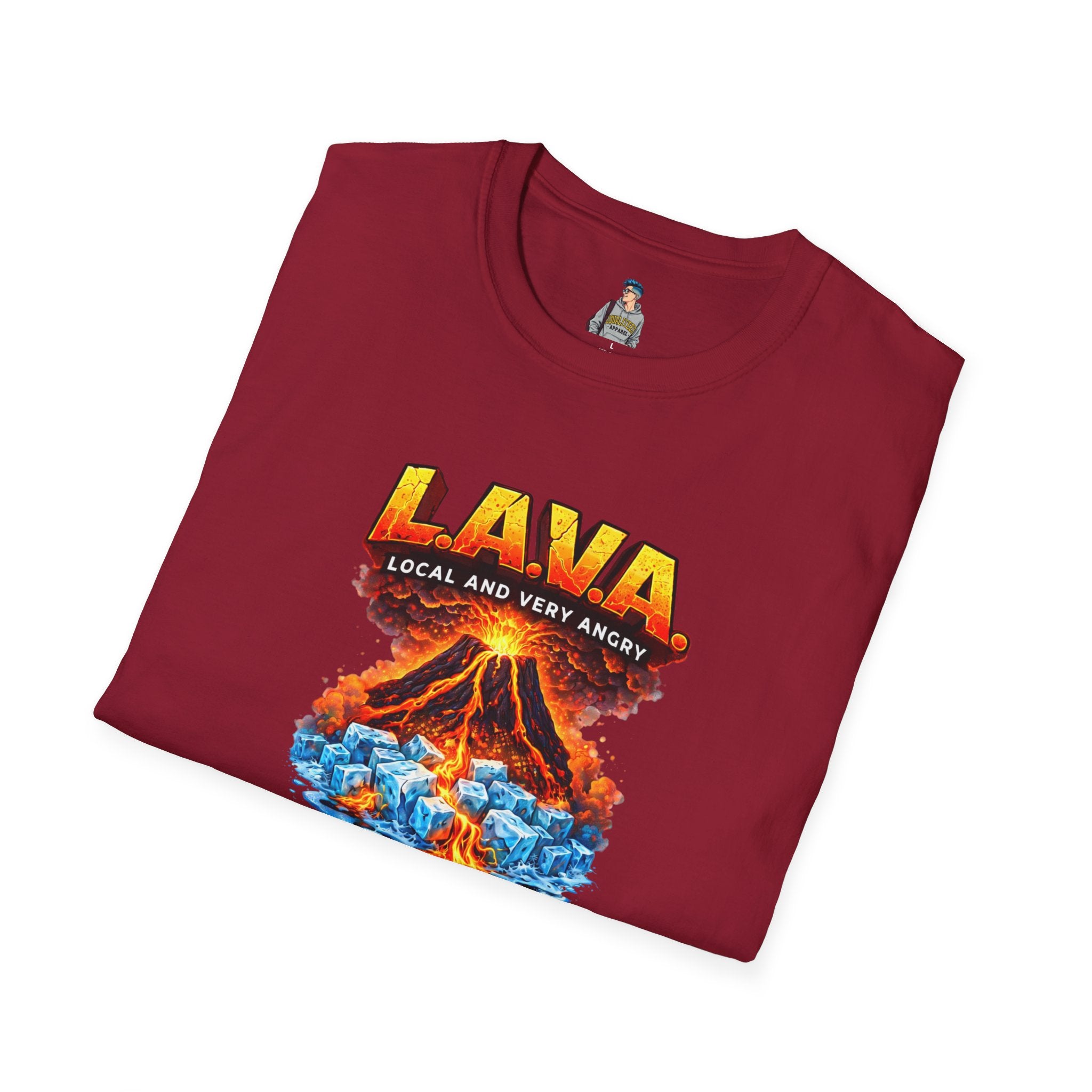 LAVA (Local and Very Angry)  Adult Fit Graphic Tee