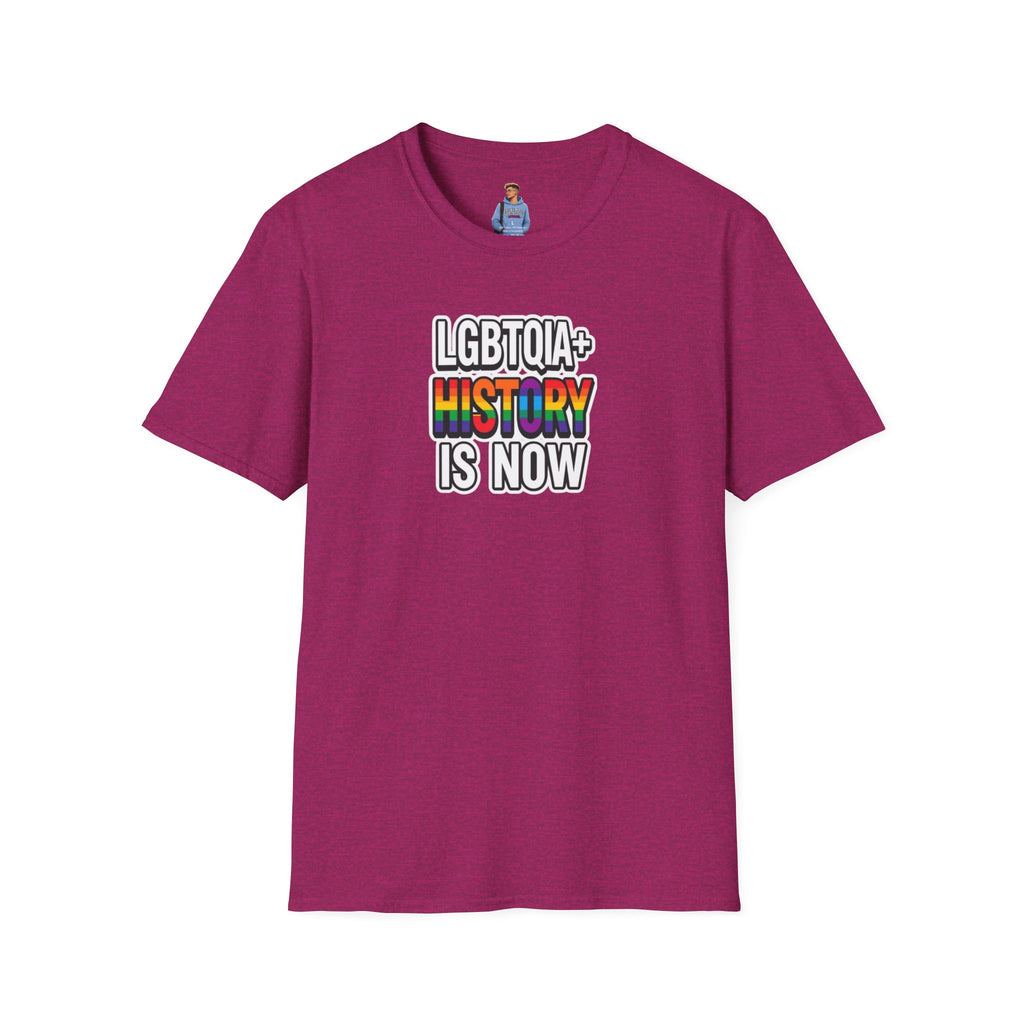 LGBTQIA+ History Is Now T-shirt