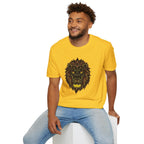 Black & Proud Lion Softstyle T-Shirt - Unisex Graphic Tee