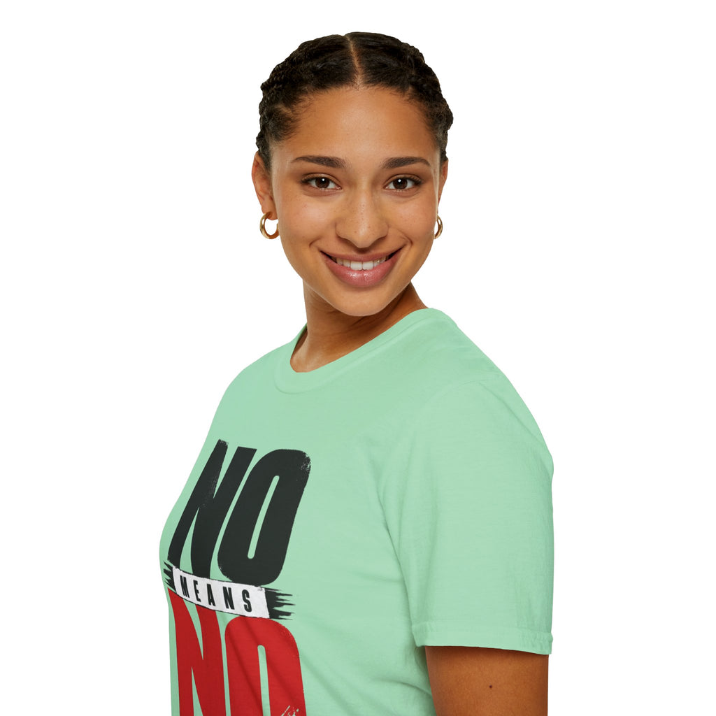 NO Means NO T-Shirt — Consent Awareness Graphic Tee