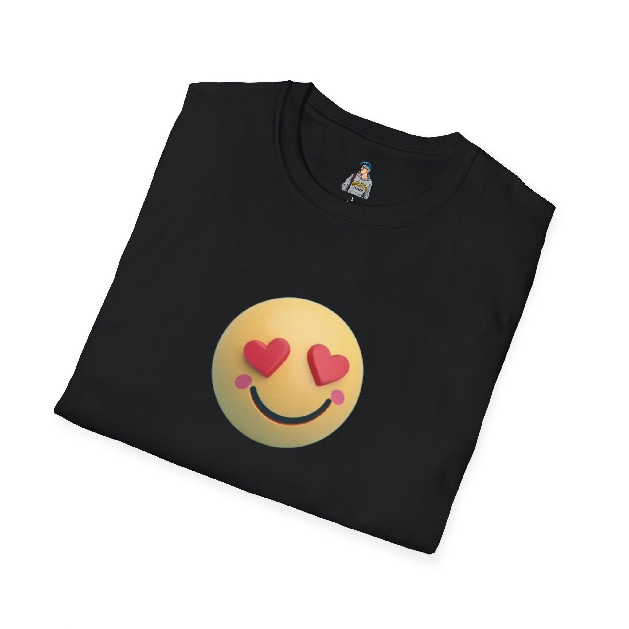 Heart Eyes Emoji - Unisex Softstyle T-Shirt