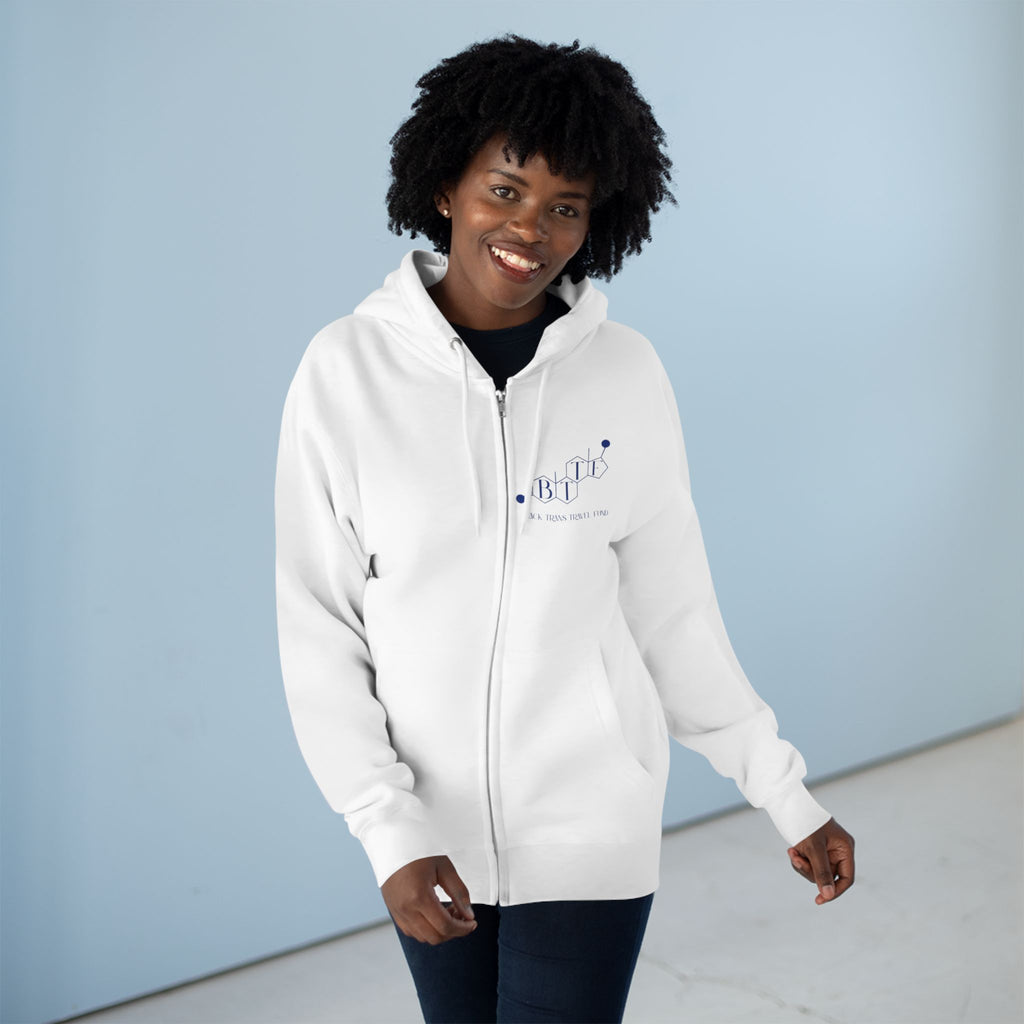 BTTF - Black Trans Travel Fund Unisex Zip-Up Hoodie