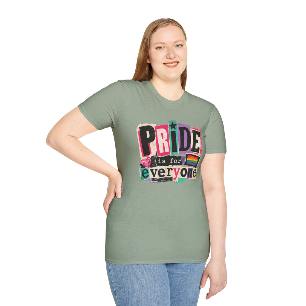 Pride Is for Everyone T-Shirt — Colorful LGBTQ+ Ally Tee
