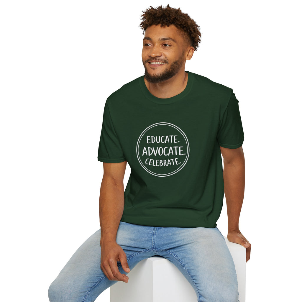 Subtle Pride Educate Advocate Celebrate