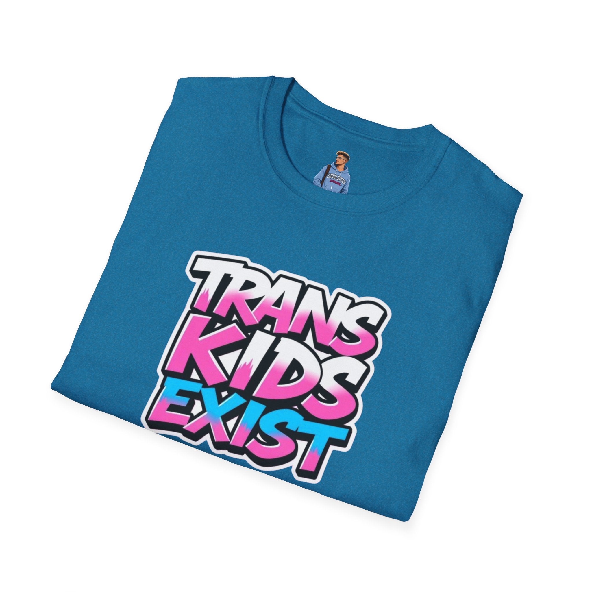 Trans Kids Exist Unisex Softstyle T-Shirt