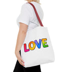 Rainbow Love Tote Bag