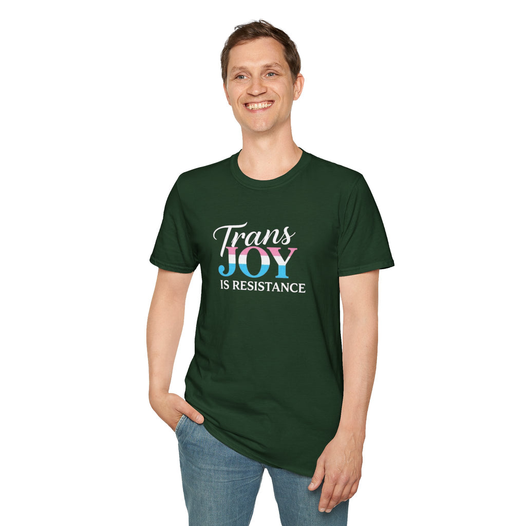 Trans Joy is Resistance Unisex T-Shirt - Celebrate Love and Empowerment