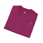 Live and Let Live Safety Pin Unisex Softstyle T-Shirt - Casual LGBTQ+ Pride Tee