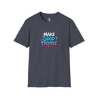 Make Good Trouble Trans Colors Graphic Unisex T-Shirt - Bold Statement Tee for Activists & Dreamers