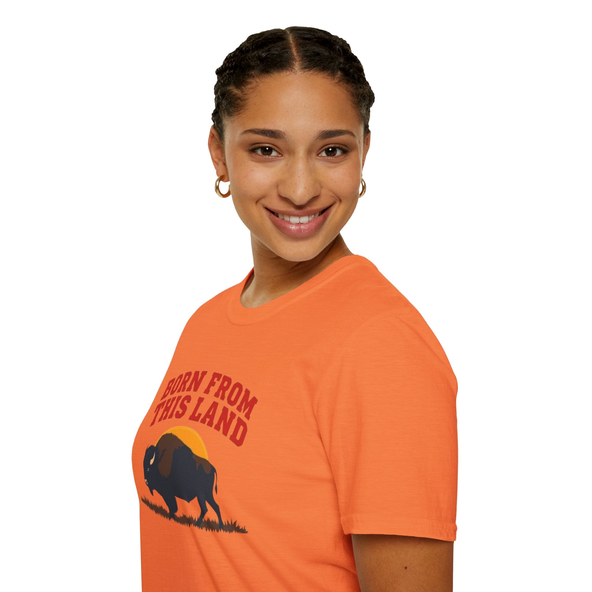 Born From this Land Native and Proud T-Shirt