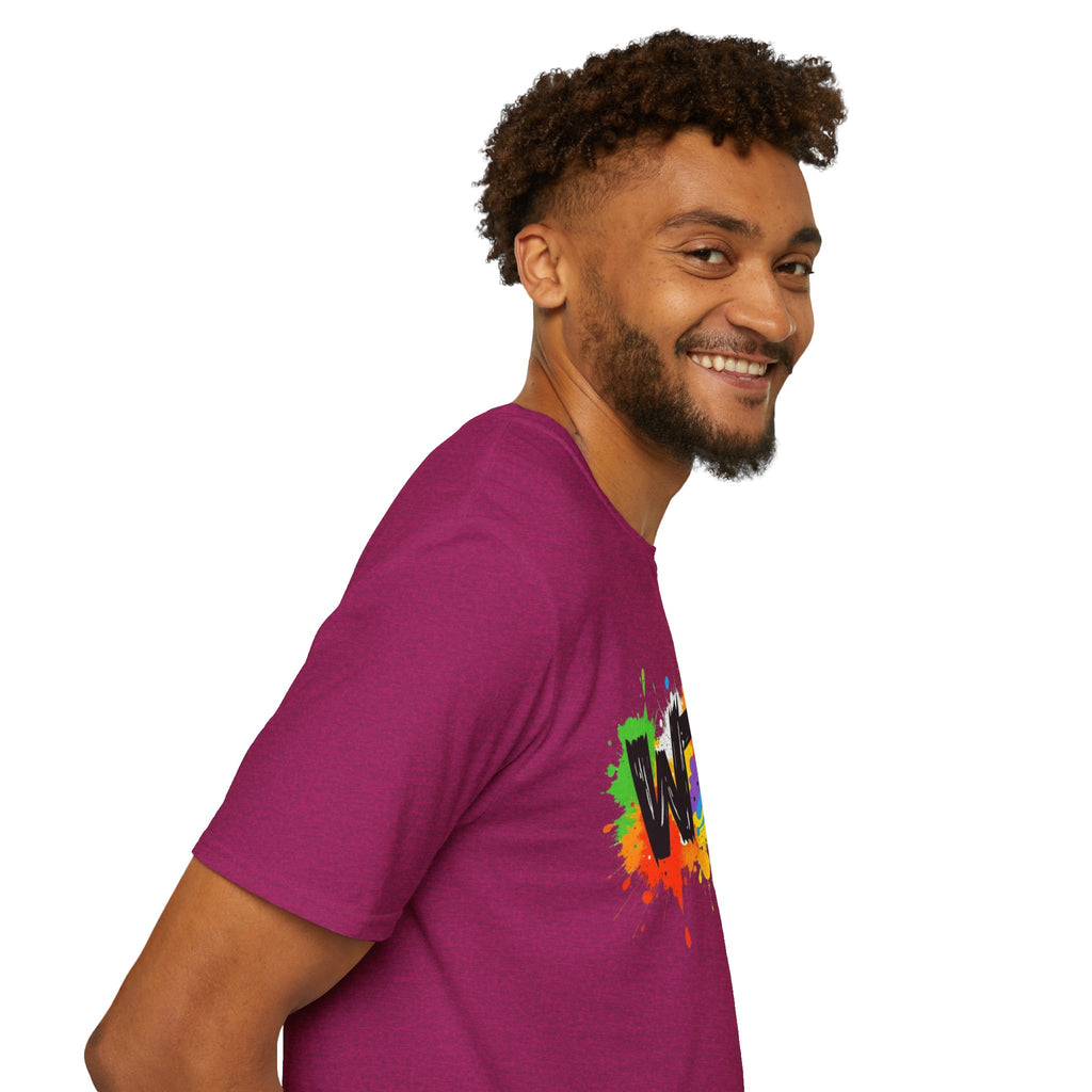 Bold Rainbow WTF Color Splash T-Shirt
