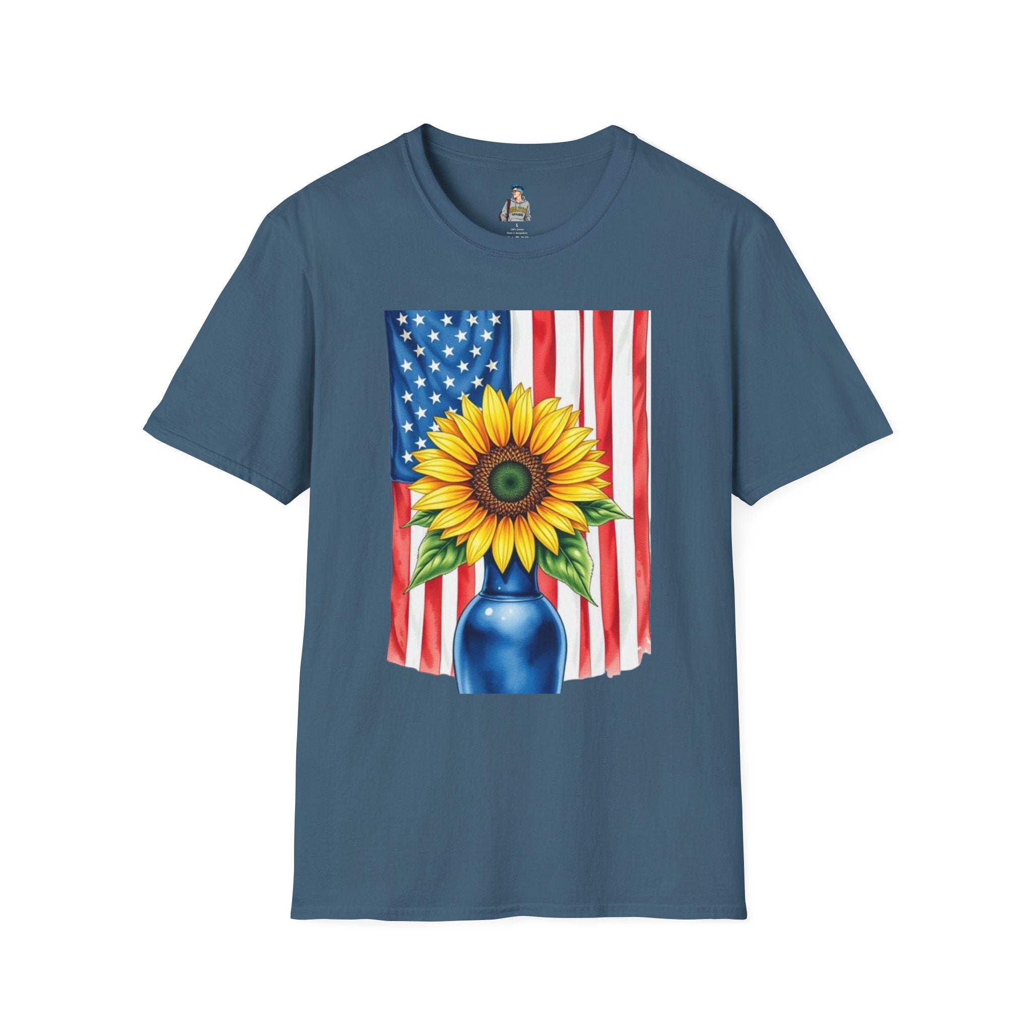 American Patriots Stand Behind Ukraine Unisex Softstyle T-Shirt