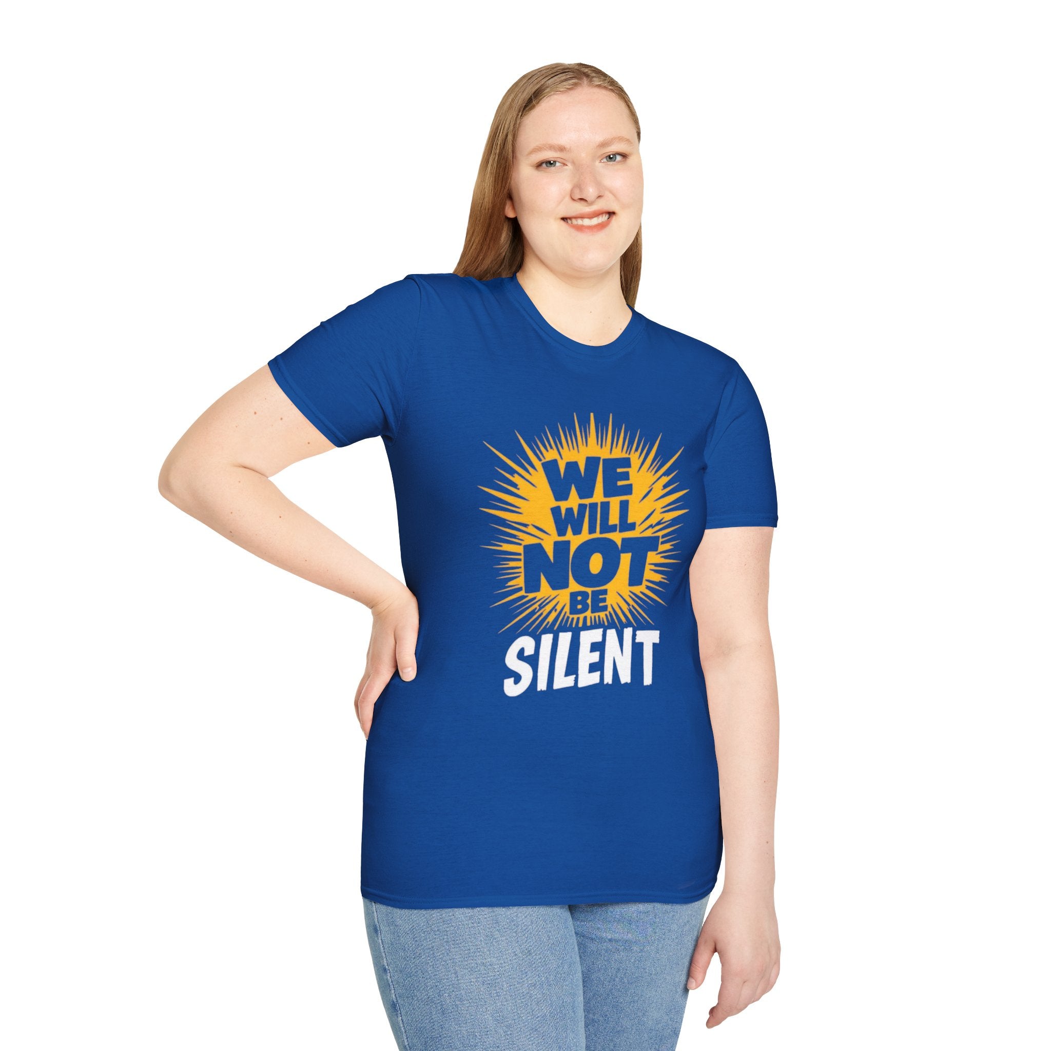 Empowerment Graphic Tee - We Will Not Be Silent | Unisex Softstyle T-Shirt