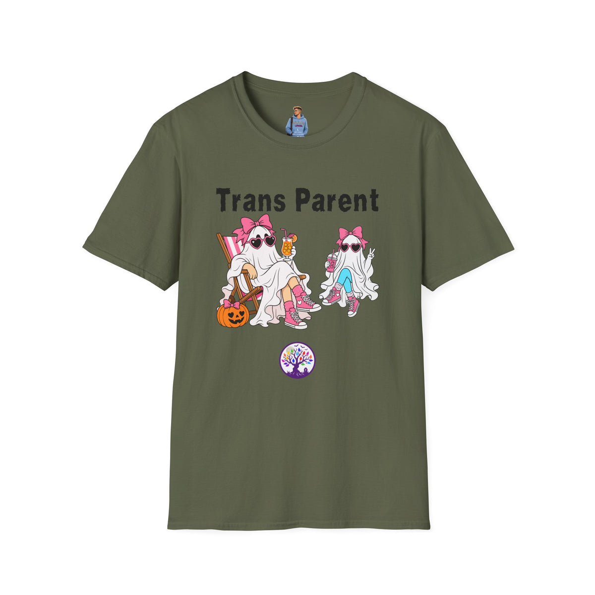 Trans Parent 1 Halloween Pride Tree Las Vegas T-Shirt