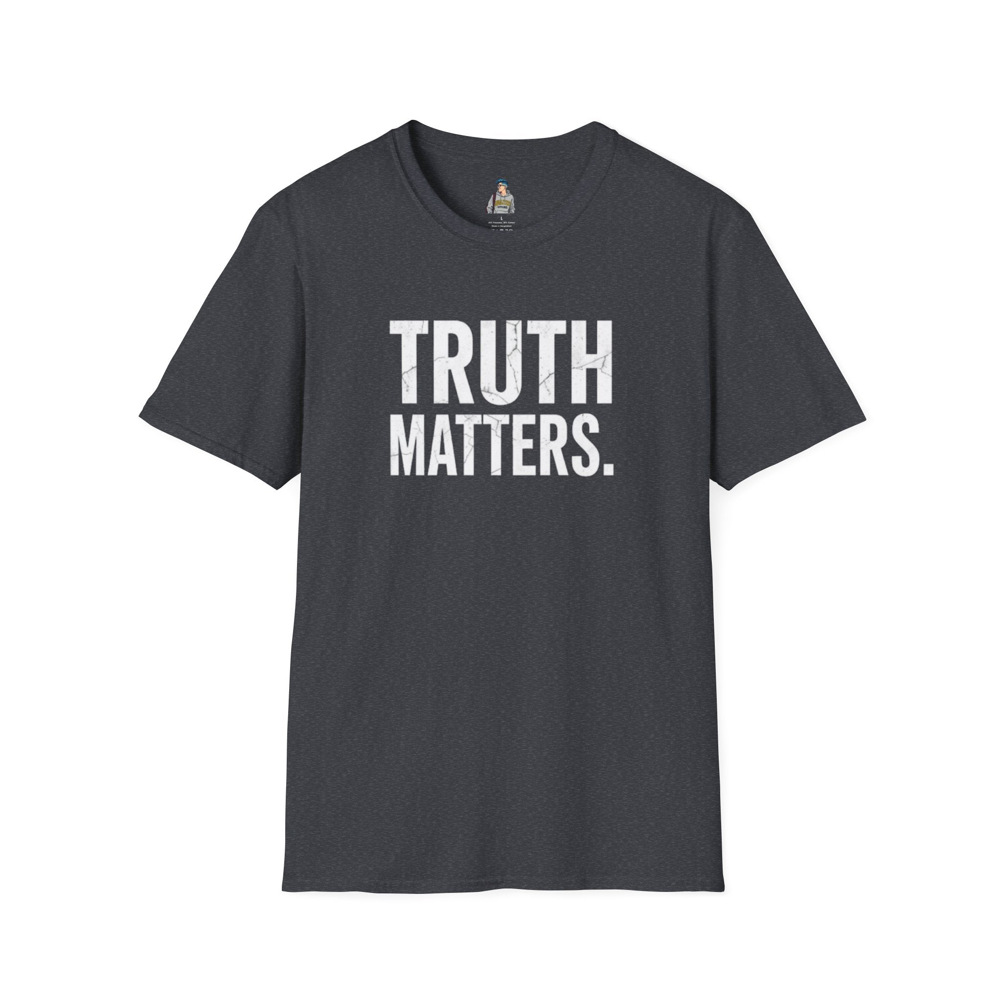 Unisex Softstyle T-Shirt – "Truth Matters" Statement Tee for Activists & Everyday Wear