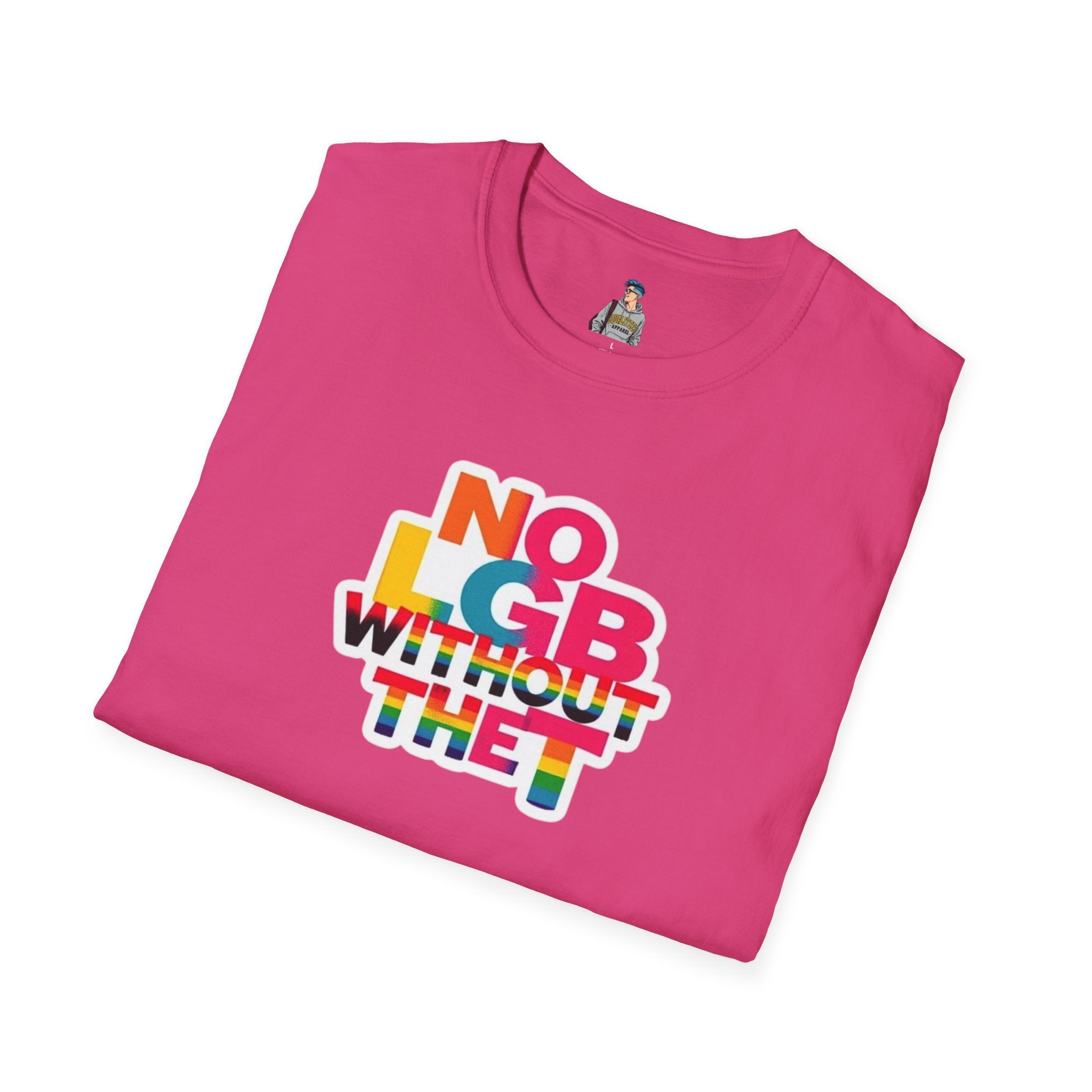 Unisex Softstyle T-Shirt - Trans Visibility No LGB Without the T Statement Tee