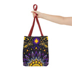 Purple & Yellow Design Tote Bag
