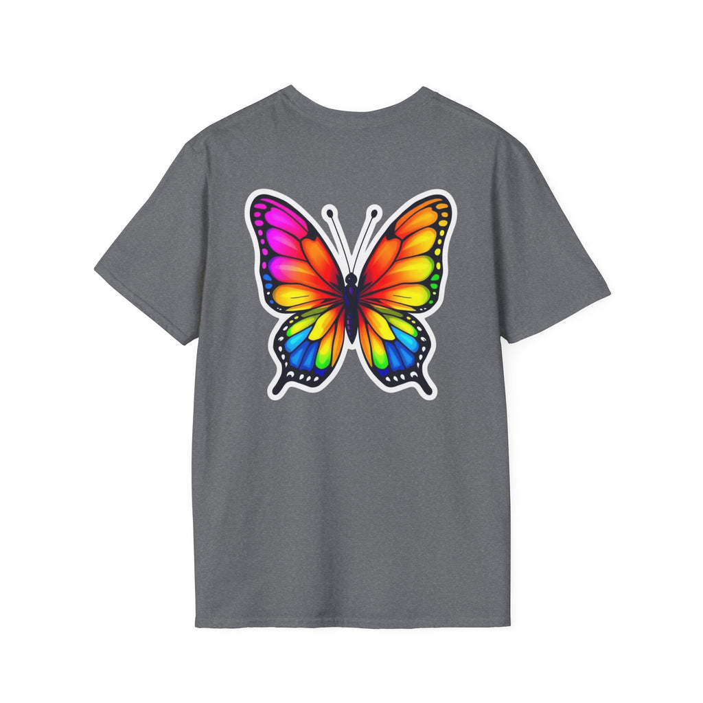 Rainbow Butterfly Cocoon Pride T-Shirt