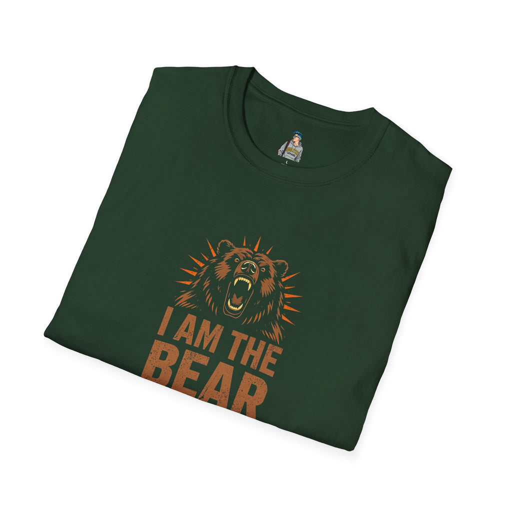 I Am The Bear, Strong Men Respect Women Unisex Softstyle T-Shirt
