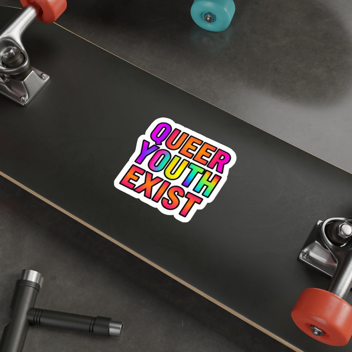 Die-Cut Stickers - QUEER YOUTH EXIST